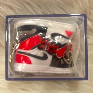 Nike Hightop Pair of L&R Sneakers Keychain/Bag Charms/NIB